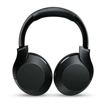 Philips PH802 Wireless Bluetooth Over-Ear Headphones Noise Isolation Stereo with Hi-Res Audio, up to 30 Hours Playtime with Rapid Charge (TAPH802BK)