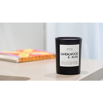 Leoben Co Masculine Aromas Soy Wax Candle - 40 Hours Burn Time