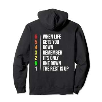 Motorbike Motorcycle Gears When Life Gets You Down Pullover Hoodie
