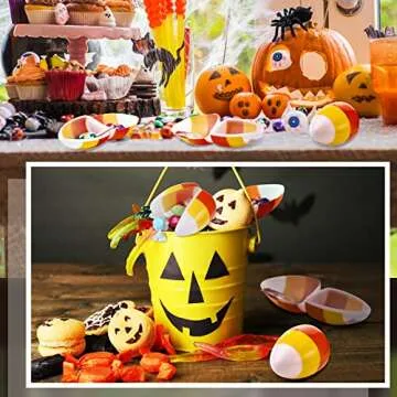 72 Pcs Fillable Plastic Eggs for Easter and Halloween Fun