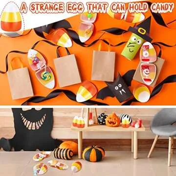 72 Pcs Fillable Plastic Eggs for Easter and Halloween Fun