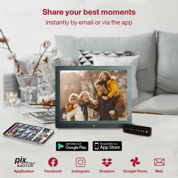 WiFi Digital Picture Frame - Instant Photo Sharing