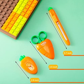Cute Mini Utility Knives for Crafts and Office Use - 6 Pcs