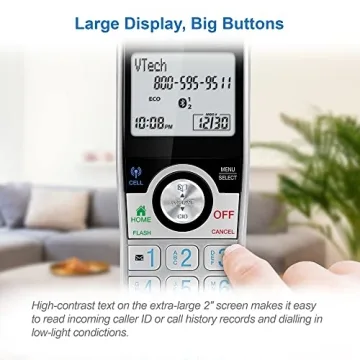 VTech IS8121-4 Cordless Phone with Bluetooth Connectivity