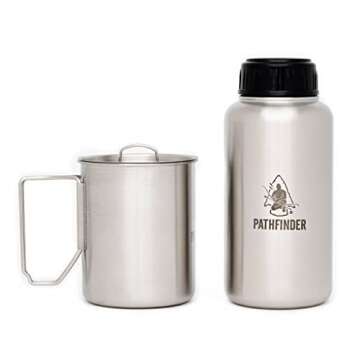 Pathfinder Bottle and Nesting Cup Set for Outdoor Adventures