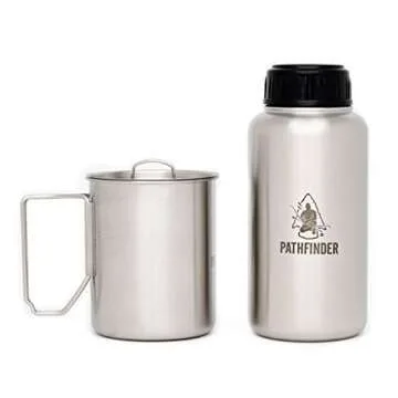 Pathfinder Bottle and Nesting Cup Set for Outdoor Adventures