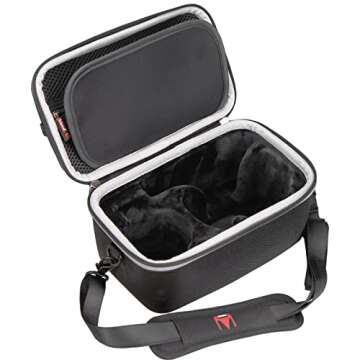 Mchoi Hard Travel Case Fits for Canon EOS Rebel T7 DSLR Camera with 18-55mm Lens, Case Only
