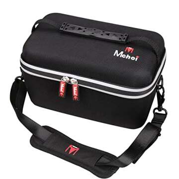 Mchoi Hard Travel Case Fits for Canon EOS Rebel T7 DSLR Camera with 18-55mm Lens, Case Only