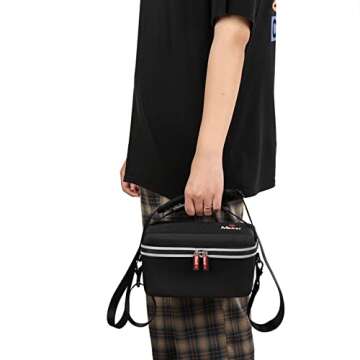 Mchoi Hard Travel Case Fits for Canon EOS Rebel T7 DSLR Camera with 18-55mm Lens, Case Only