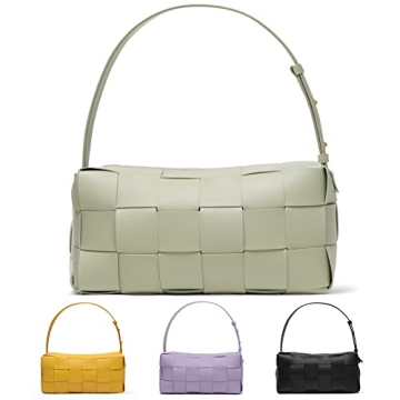 VELWELY Premium Woven Leather Tote Bags for Women - USA Design