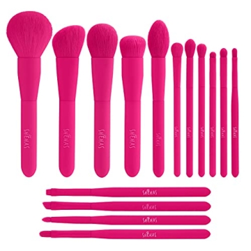 Cute Makeup Brush Set - 15 Piece Premium Quality Makeup Brushes for All Needs