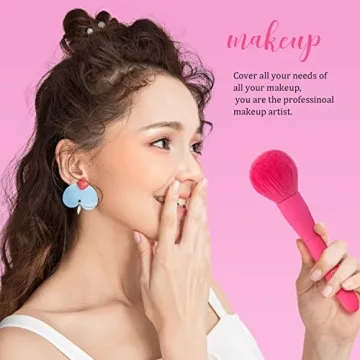 Cute Makeup Brush Set 15 Piece Premium Quality for Travel