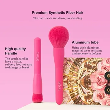 Cute Makeup Brush Set 15 Piece Premium Quality for Travel