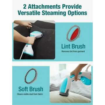 Fast Heating Portable Clothes Steamer with Auto-Off