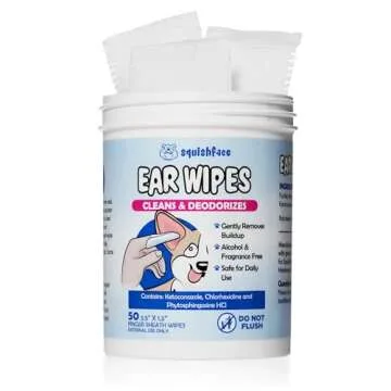 Squishface Dog Wrinkle and Tear Stain Care Bundle