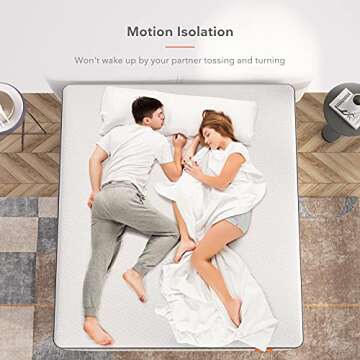 King Mattress, Sweetnight 12 Inch King Size Mattress in Box, Pillow Top Gel Memory Foam Mattress for Motion Isolation & Comfy Sleep, Removable & Washable Mattresses Cover, Sunkiss