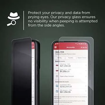 MagGlass Privacy+ Guard for iPhone 14 Pro Max - Anti-Spy Tempered Glass Screen Protector