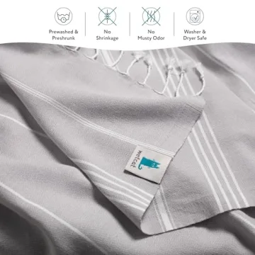 WETCAT Oversized Turkish Beach Towel - Sand Free & Quick Dry