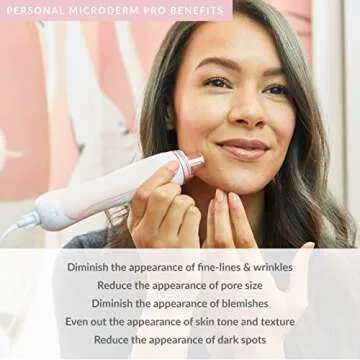 PMD Personal Microderm Beauty - Skincare for Sensitive Skin Bundle Set - Includes Personal Microderm Pro & Clean Blush - Microdermabrasion Machine & Smart Facial Cleansing Device for Vibrant Skin