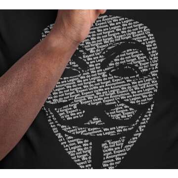 Expression Tees Hoodie V For Vendetta Anonymous Mask Adult Small Kelly Green