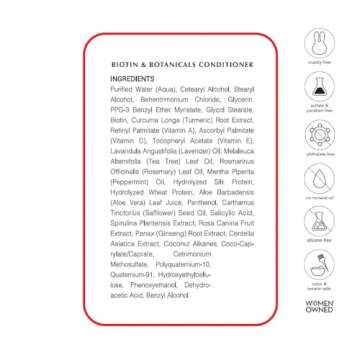 HAIRtamin Biotin Conditioner for Healthy, Shiny Hair