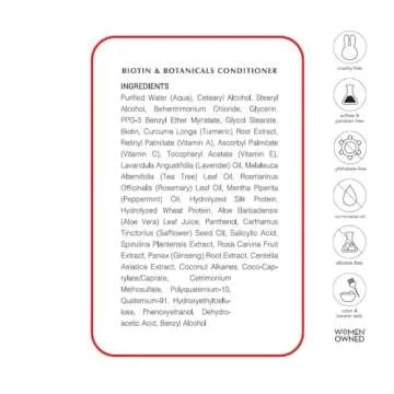 HAIRtamin Biotin Conditioner for Healthy, Shiny Hair