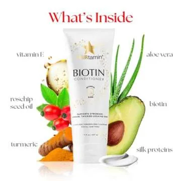 HAIRtamin Biotin Conditioner for Healthy, Shiny Hair