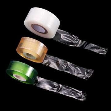 NAYE Grafting Tape for Fruit Trees,3 Pcs Stretchable Floristry Film,3 Color with Various Elasticity,...