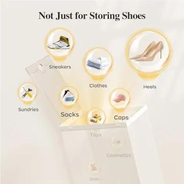 Buy Kuject X-Large Shoe Storage Boxes - 12 Pack, Stackable & Clear Design