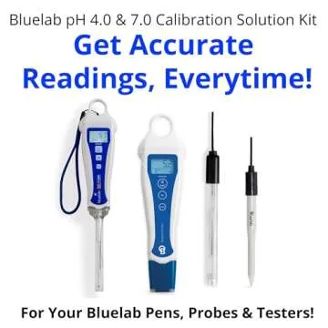 Bluelab pH 4.0 & 7.0 Calibration Solution Kit - pH Meter & pH Pen Calibration for Balanced Nutrient ...