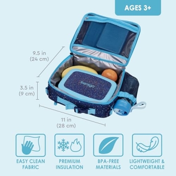 Bentgo Kids Lunch Bag - Stylish Insulated Fun for 3+