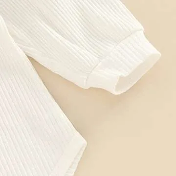 My First Halloween Baby Girl Outfit Pumpkin Onesie+Bell Bottoms+Headband Newborn 1st Halloween Clothes Costume (1st Halloween Orange,6-12 Months)