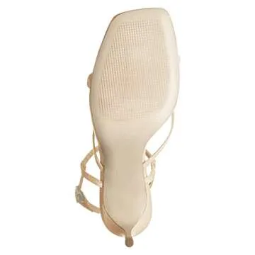 Buy PiePieBuy Women’s Square Toe Heeled Sandals Online