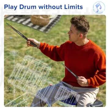 Air Drumsticks for Adults - Portable Electric Drumming Fun
