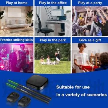 Air Drumsticks for Adults - Portable Electric Drumming Fun