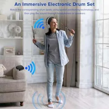 Air Drumsticks for Adults - Portable Electric Drumming Fun