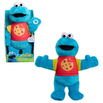 Just Play Cookie Monster 13-inch Interactive Plush Toy with Songs and Lights