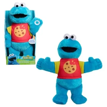 Just Play Cookie Monster 13-inch Interactive Plush Toy with Songs and Lights