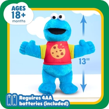 Cookie Monster Interactive Plush Toy for Kids
