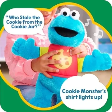 Cookie Monster Interactive Plush Toy for Kids