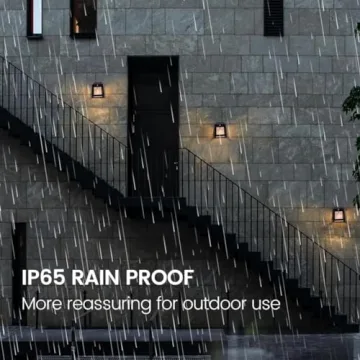 4pcs Solar Motion Sensor Outdoor Lights with 3 Modes