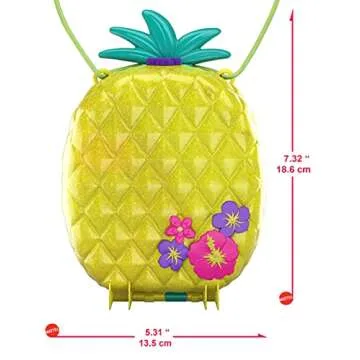 Polly Pocket Pineapple Purse Playset with Micro Dolls