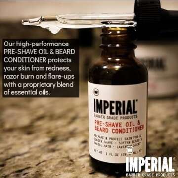 Imperial Barber Pre-shave Oil & Beard Conditioner, 1 oz