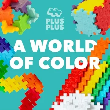 Plus-Plus 240 Piece Interlocking Building Blocks for Kids