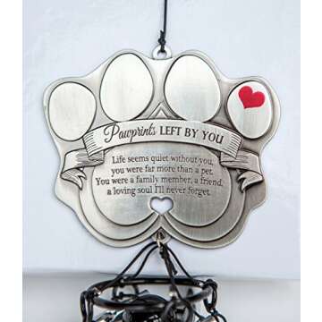 Pet Memorial Wind Chime - Beautiful Remembrance Gift