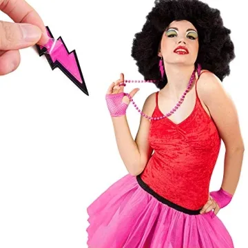 ztweden 80s Women's Costume Accessories Set - Fun & Colorful