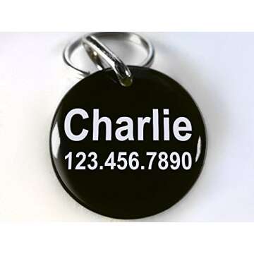 Game of Thrones Stark Direwolf Pet id Tags (Medium 1.25")