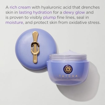 TATCHA The Dewy Skin Cream | Rich Face Cream to Hydrate, Plump and Protect Dry and Combo Skin, 50 ml | 1.7 oz