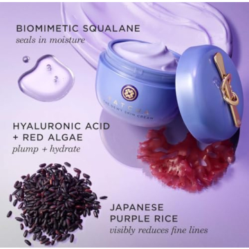 TATCHA The Dewy Skin Cream | Rich Face Cream to Hydrate, Plump and Protect Dry and Combo Skin, 50 ml | 1.7 oz