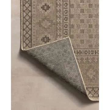 Loloi Chris Loves Julia Providence Collection PRC-07 Dove/Charcoal 7'-6" x 10', .12" Pile Height, Indoor/Outdoor Area Rug